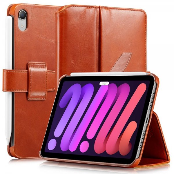 Kavaj iPad mini (gen 6)/iPad mini (A17 Pro) Etui London Brun
