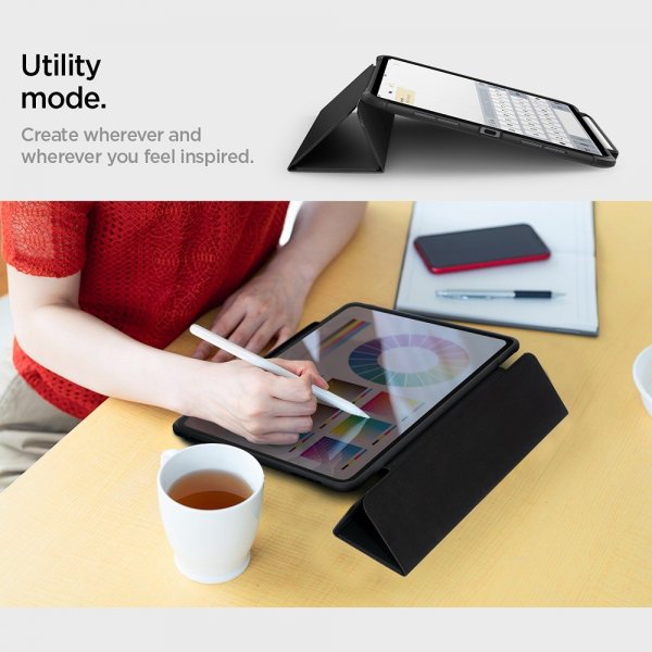 Spigen iPad Pro 11 (M4/M5) Etui Rugged Armor Pro Svart