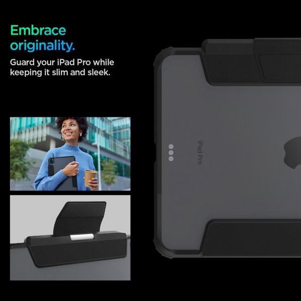 Spigen iPad Pro 11 (M4/M5) Etui Ultra Hybrid Pro Svart