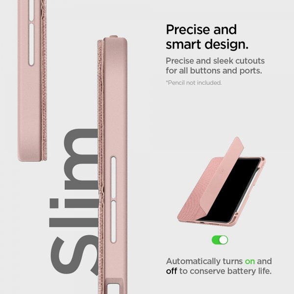 Spigen iPad Pro 11 (M4/M5) Etui Urban Fit Rosegull