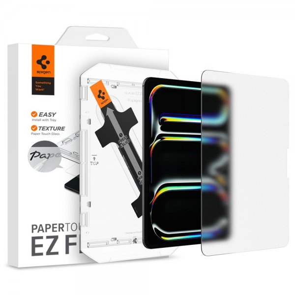Spigen iPad Pro 11 (M4/M5) Skjermbeskytter Paper Touch EZ Fit