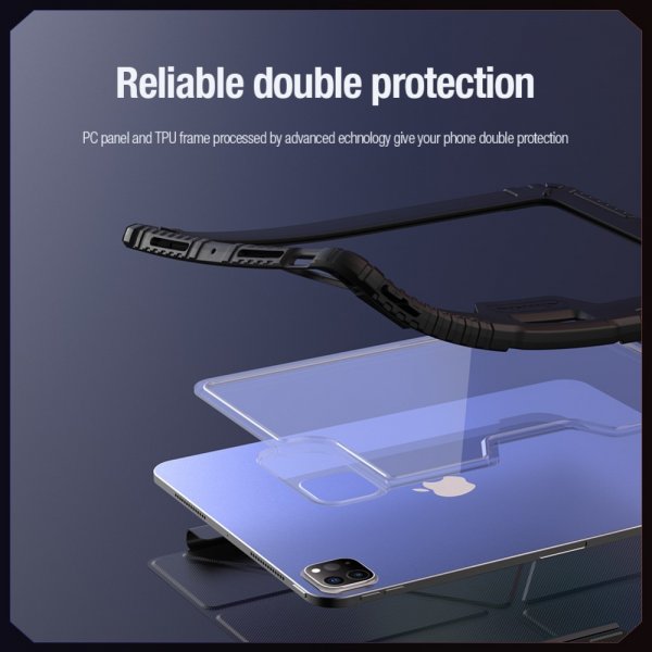 Nillkin iPad Pro 11 (M4/M5) Etui Bumper Leather Case Pro Svart