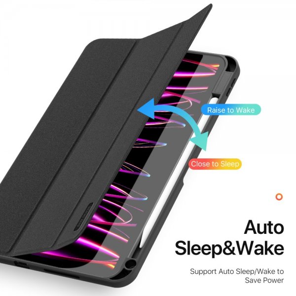 Dux Ducis iPad Pro 11 (M4/M5) Etui Domo Series Svart