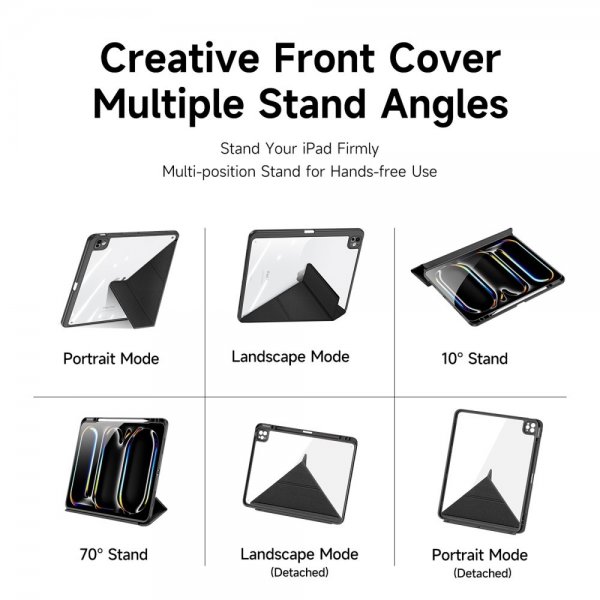 Dux Ducis iPad Pro 11 (M4/M5) Etui Magi Series Svart
