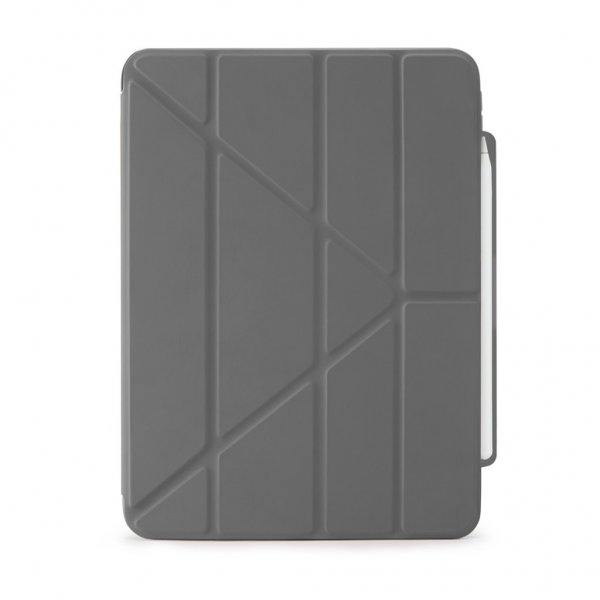 Pipetto iPad Pro 11 (M4/M5) Etui Origami No3 Pencil Case Grå