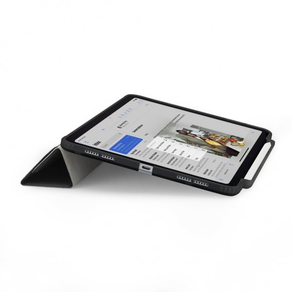 Pipetto iPad Pro 11 (M4/M5) Etui Origami No3 Pencil Case Svart