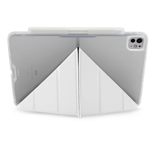 Pipetto iPad Pro 11 (M4/M5) Etui Origami No3 Pencil Case Hvit