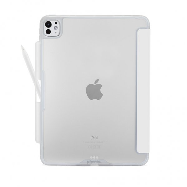 Pipetto iPad Pro 11 (M4/M5) Etui Origami No3 Pencil Case Hvit