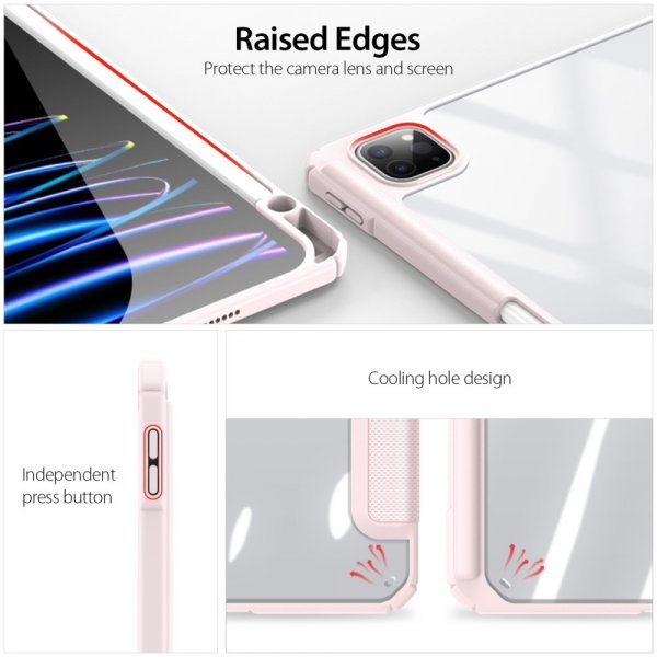 Dux Ducis iPad Pro 11 (M4/M5) Etui TOBY Series Rosa