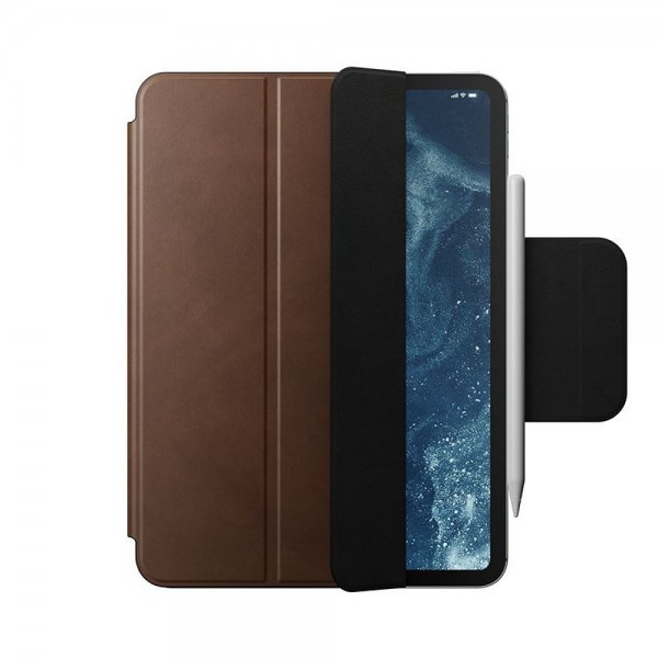Nomad iPad Pro 11 (M4/M5) Etui Leather Folio Brun