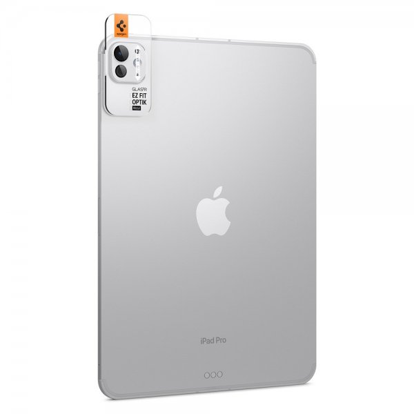 Spigen iPad Pro 11 (M4/M5)/iPad Pro 13 (M4/M5) Kamerabeskytter Glas.tR EZ Fit Optik Metal Sølv