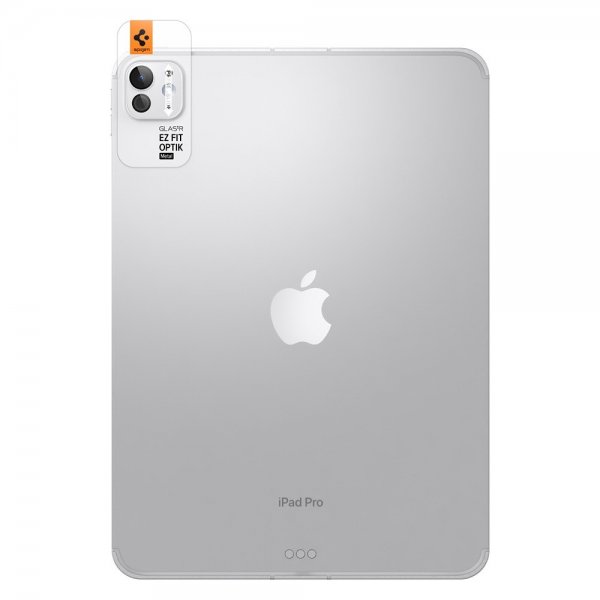 Spigen iPad Pro 11 (M4/M5)/iPad Pro 13 (M4/M5) Kamerabeskytter Glas.tR EZ Fit Optik Metal Sølv