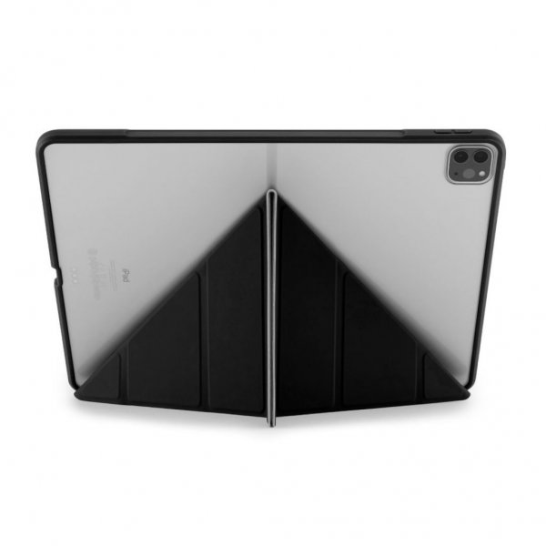 Pipetto iPad Pro 12,9 2021/2020/2018 Sak Origami No1 Black