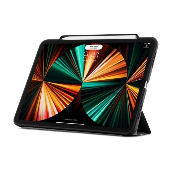 Pipetto iPad Pro 12.9 (gen 4/5/6) Sag Origami No3 Pencil Svart