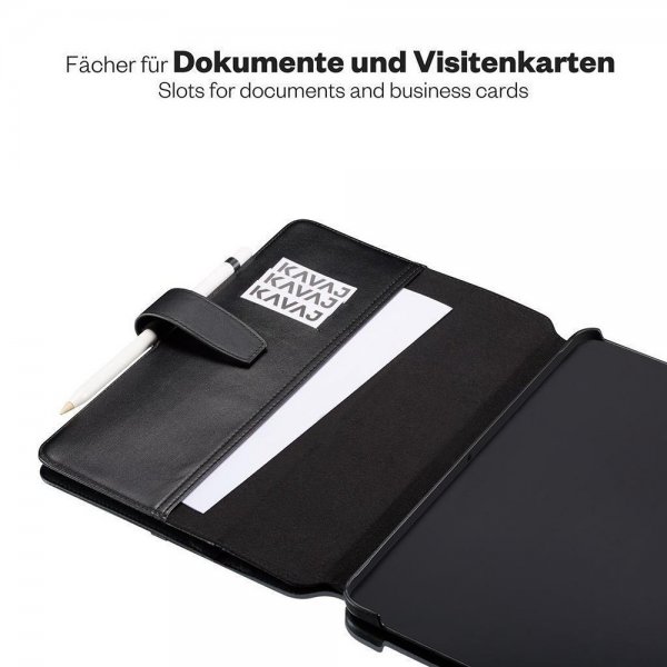Kavaj iPad Pro 12.9 (gen 4/5/6) Etui London Svart