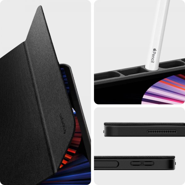 Spigen iPad Pro 12.9 (gen 4/5/6) Etui Urban Fit Svart