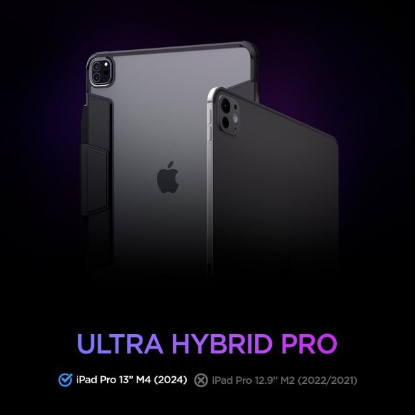 Spigen iPad Pro 13 (M4/M5) Etui Ultra Hybrid Pro Svart
