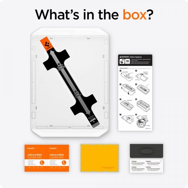 Spigen iPad Pro 13 (M4/M5) Skjermbeskytter GLAS.tR EZ Fit