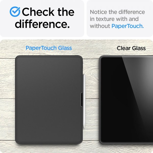 Spigen iPad Pro 13 (M4/M5) Skjermbeskytter Paper Touch EZ Fit