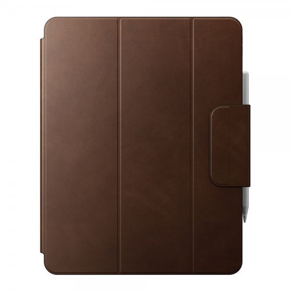 Nomad iPad Pro 13 (M4/M5) Etui Leather Folio Brun