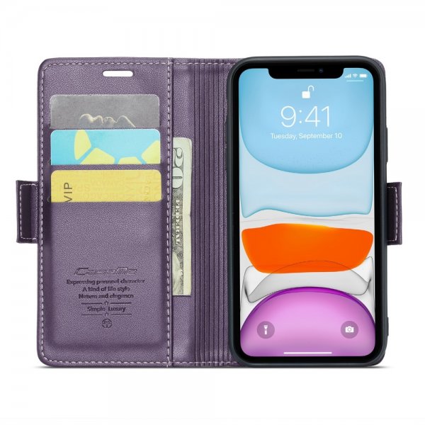 CaseMe iPhone 11 Etui 023 Series Lilla