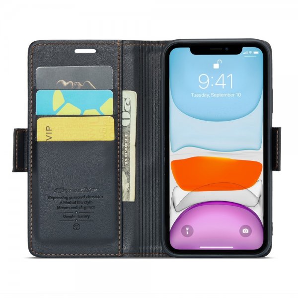 CaseMe iPhone 11 Etui 023 Series Svart