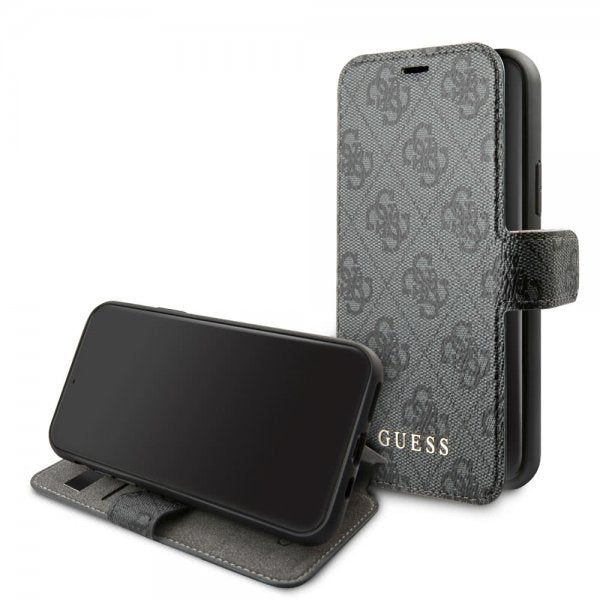 Guess iPhone 11 Etui Monogram Grå