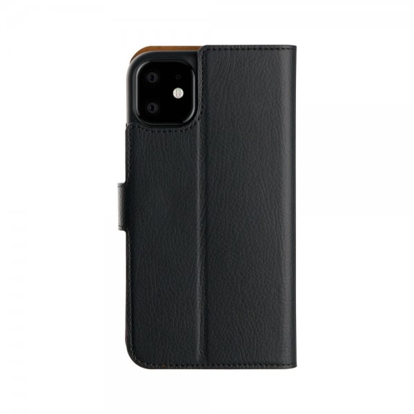 Xqisit iPhone 11 Etui Slim Wallet SelecTion Svart
