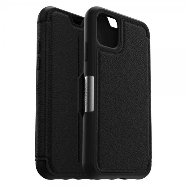 Otterbox iPhone 11 Etui Strada Series Ekte Skinn Svart