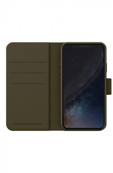 Richmond & Finch iPhone 11 Etui Wallet Löstagbart Deksel Emerald Green