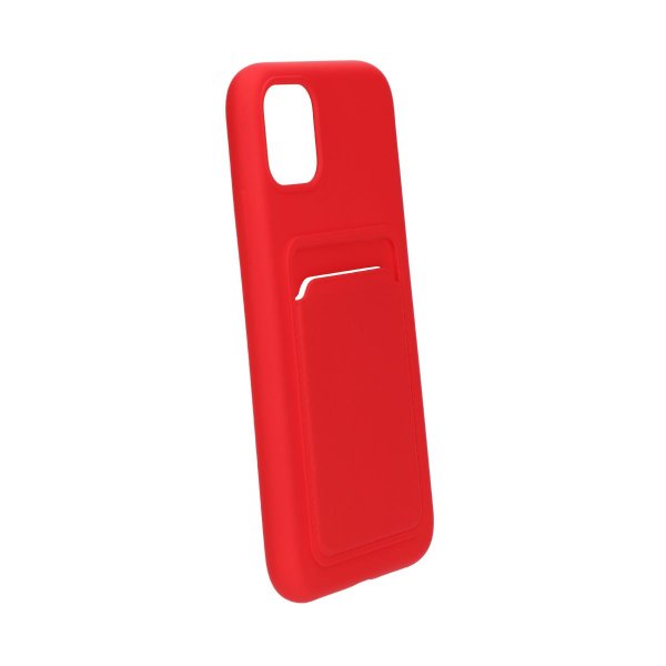 iPhone 11 Deksel Kortholder Rød