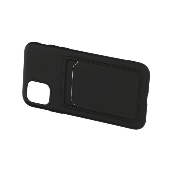 iPhone 11 Deksel Kortholder Svart