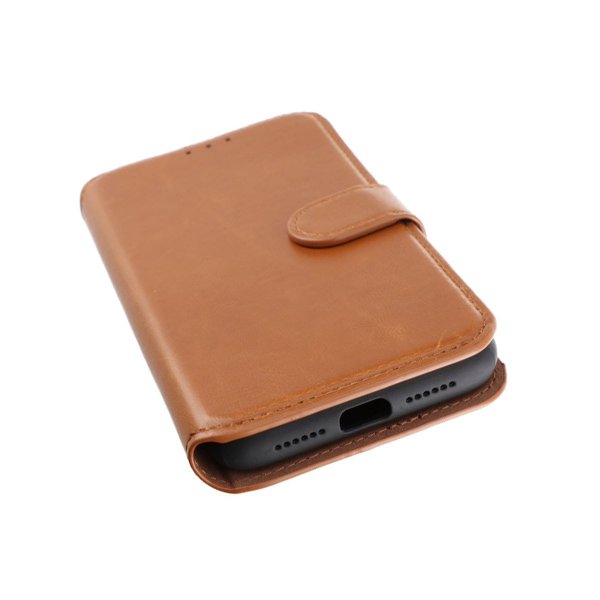 Rvelon iPhone 11 Etui Detachable Wallet Case Brun