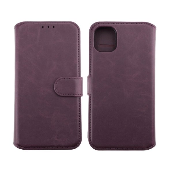 Rvelon iPhone 11 Etui Detachable Wallet Case Lilla