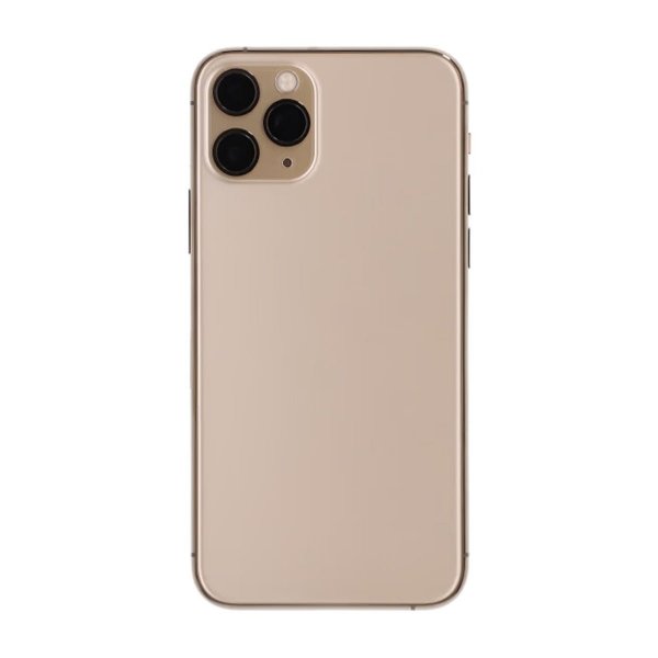 iPhone 11 Pro Bakside med Komplett Ramme Premium - Gull