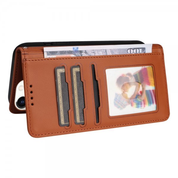 Betopnice iPhone 11 Pro Etui Avtagbart Deksel 005 Brun