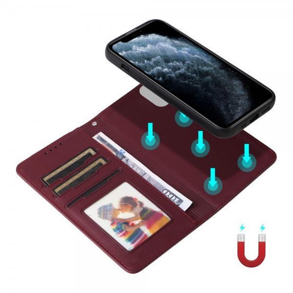Betopnice iPhone 11 Pro Etui Avtagbart Deksel 005 Rød