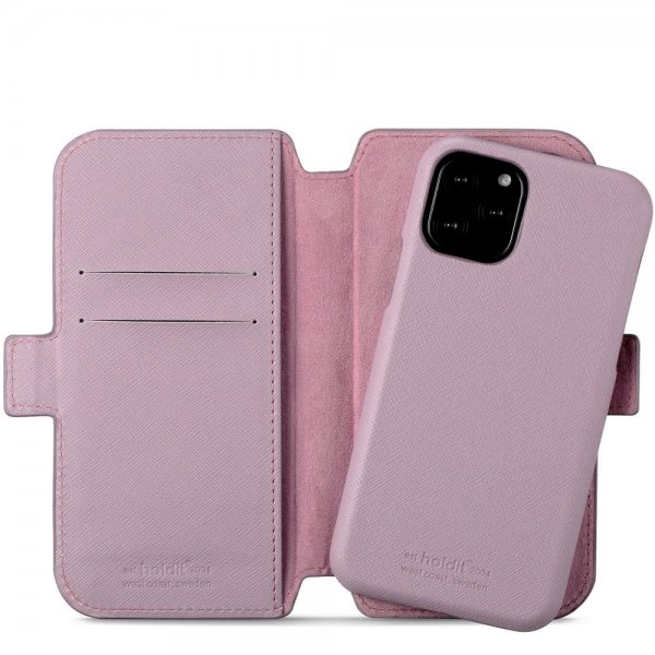 holdit iPhone 11 Pro Etui Stockholm Löstagbart Deksel Mauve