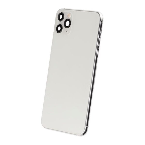 iPhone 11 Pro Max bakside med komplett ramme - hvit
