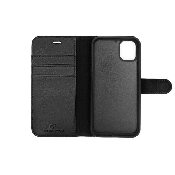 iPhone 11 Pro Max Etui Detachable Wallet Case Svart