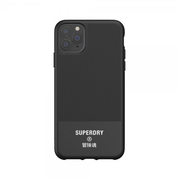 Superdry iPhone 11 Pro Max Deksel Moulded Case Canvas Svart