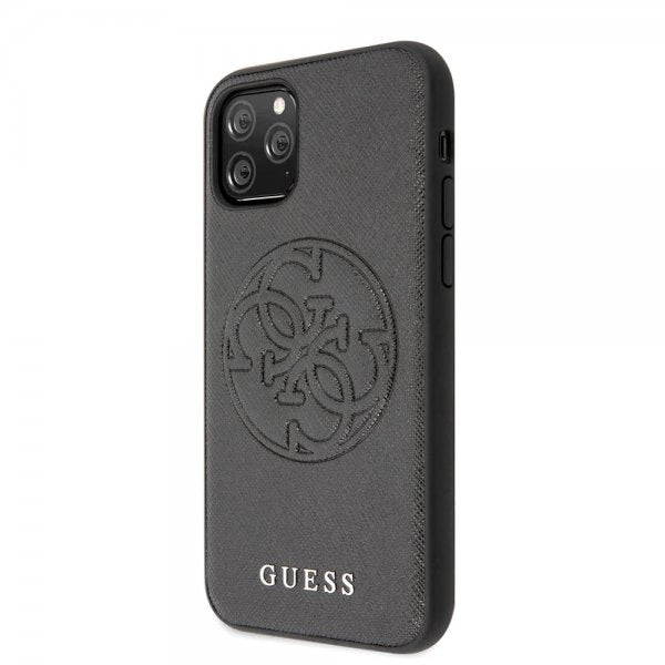 Guess iPhone 11 Pro Max Deksel Saffiano Cover Svart