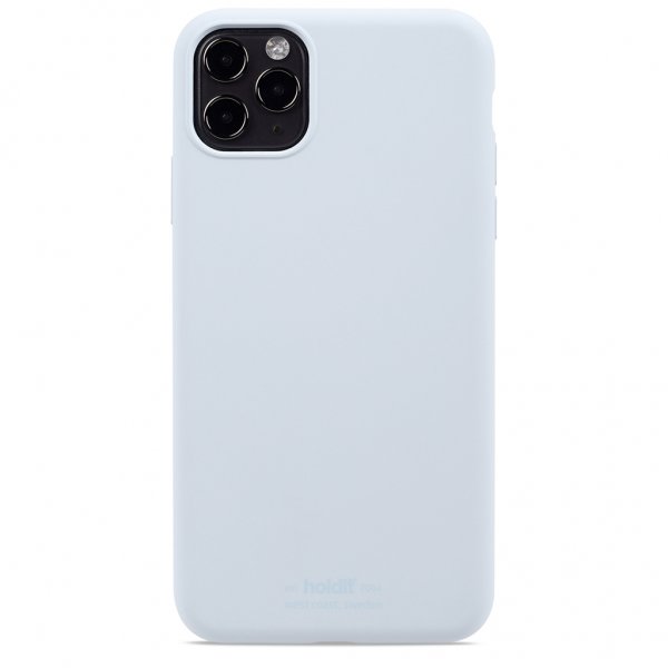 holdit iPhone 11 Pro Max Deksel Silikon Mineral Blue