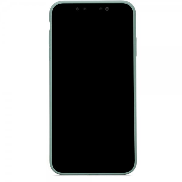 holdit iPhone Xs Max Deksel Silikon Moss Green