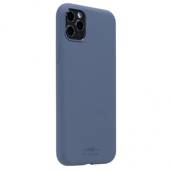 holdit iPhone 11 Pro Max Deksel Silikon Pacific Blue