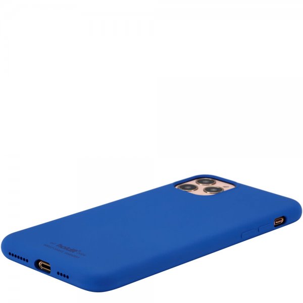 holdit iPhone 11 Pro Max Deksel Silikon Royal Blue