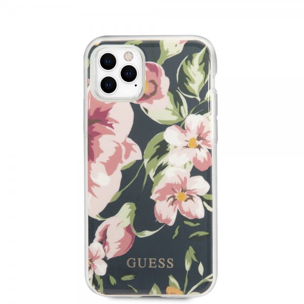 Guess iPhone 11 Pro Deksel Flower Edition N.3 Navy