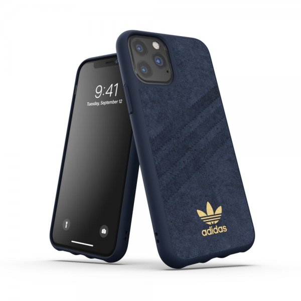 Adidas iPhone 11 Pro Deksel OR Moulded Case Ultrasuede FW19 Collegiate Royal