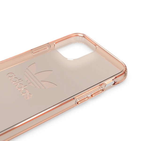 Adidas iPhone 11 Pro Deksel OR Protective Clear Case FW19 Klar Rose Gold