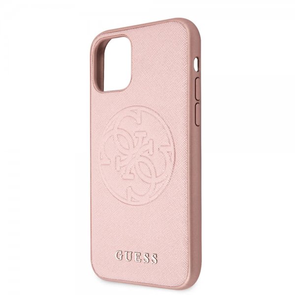 Guess iPhone 11 Pro Deksel Saffiano Cover RoseGUll